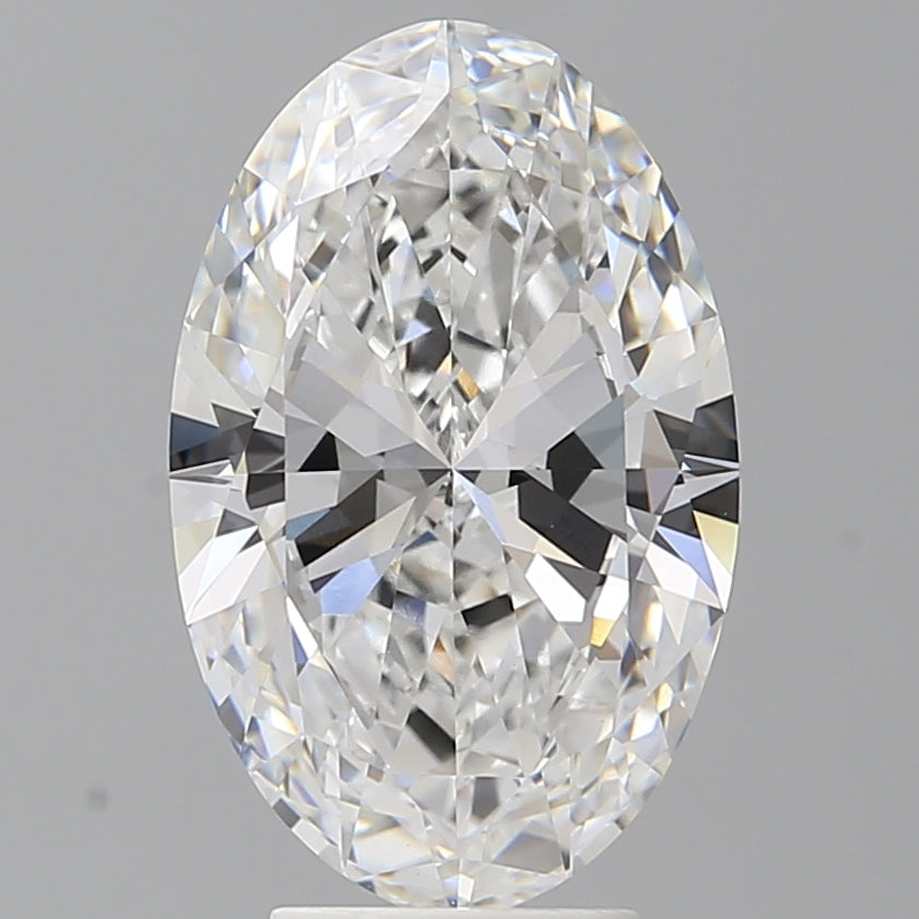 4.55 Carat Oval Shaped, Ideal Cut, E Color, VVS2 Clarity, IGI Certified Lab Grown Diamond
