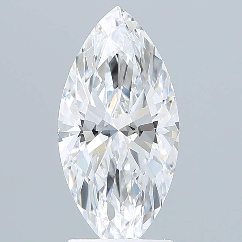 2.07 Carat Marquise Shaped, Ideal Cut, D Color, VVS2 Clarity, IGI Certified Lab Grown Diamond