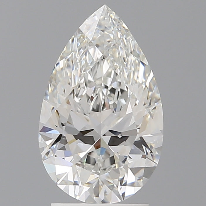 2.51 Carat Pear Shaped, Ideal Cut, F Color, VS1 Clarity, IGI Certified Lab Grown Diamond