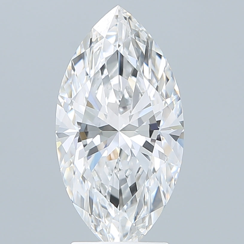 3.10 Carat Marquise Shaped, Ideal Cut, D Color, VVS1 Clarity, IGI Certified Lab Grown Diamond