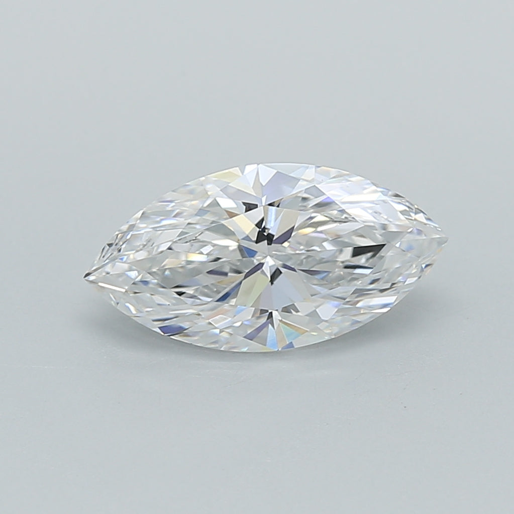 1.41 Carat Marquise Shaped, Ideal Cut, D Color, VVS2 Clarity, IGI Certified Lab Grown Diamond