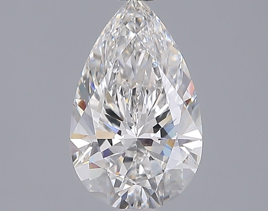 1.56 Carat Pear Shaped, Ideal Cut, F Color, VVS1 Clarity, IGI Certified Lab Grown Diamond