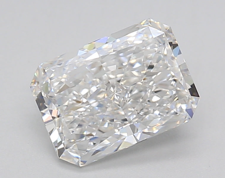 1.51 Carat Radiant Shaped, Ideal Cut, E Color, VVS2 Clarity, GIA Certified Lab Grown Diamond
