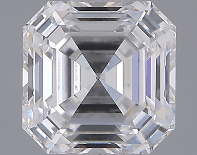 1.04 Carat Asscher Shaped, Ideal Cut, D Color, VVS1 Clarity, IGI Certified Lab Grown Diamond