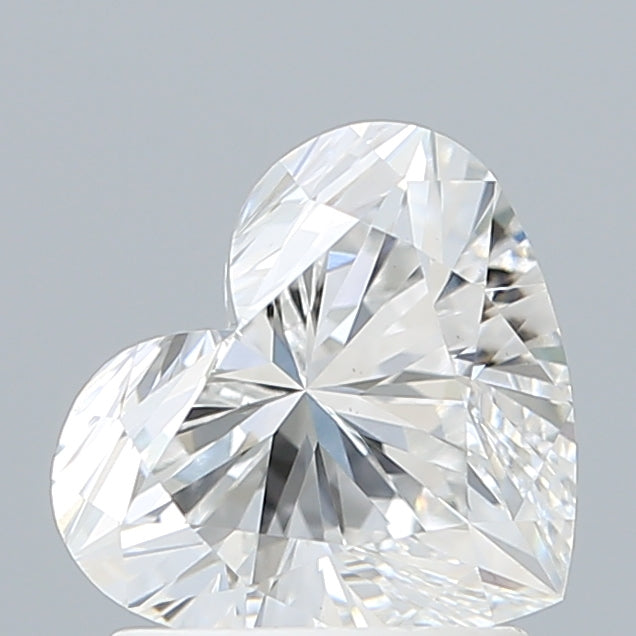1.54 Carat Heart Shaped, Ideal Cut, E Color, VS1 Clarity, IGI Certified Lab Grown Diamond