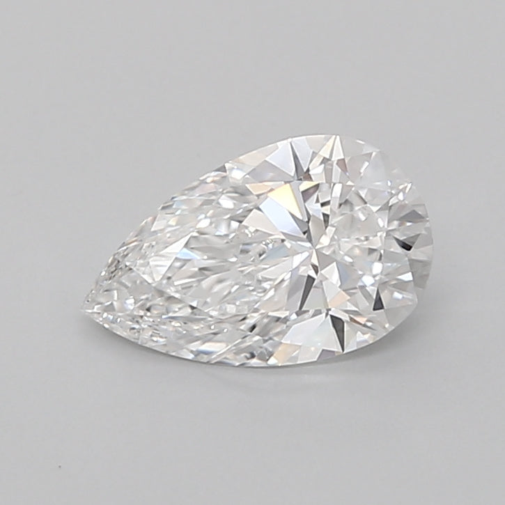1.03 Carat Pear Shaped, Ideal Cut, D Color, VVS2 Clarity, IGI Certified Lab Grown Diamond