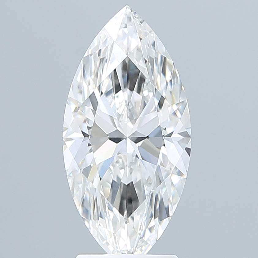 3.10 Carat Marquise Shaped, Ideal Cut, F Color, VVS2 Clarity, IGI Certified Lab Grown Diamond