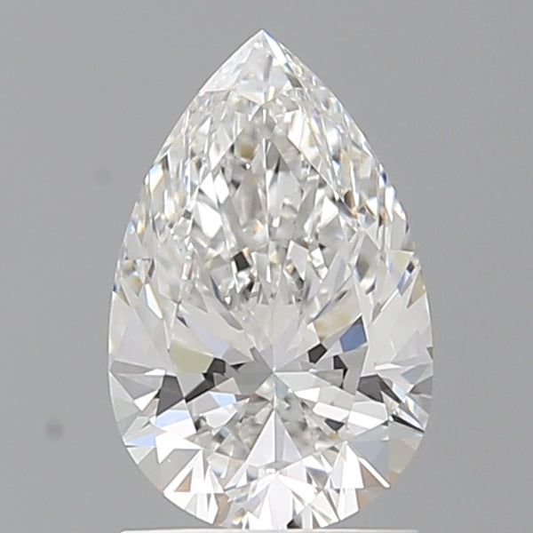 1.55 Carat Pear Shaped, Ideal Cut, E Color, VVS2 Clarity, IGI Certified Lab Grown Diamond
