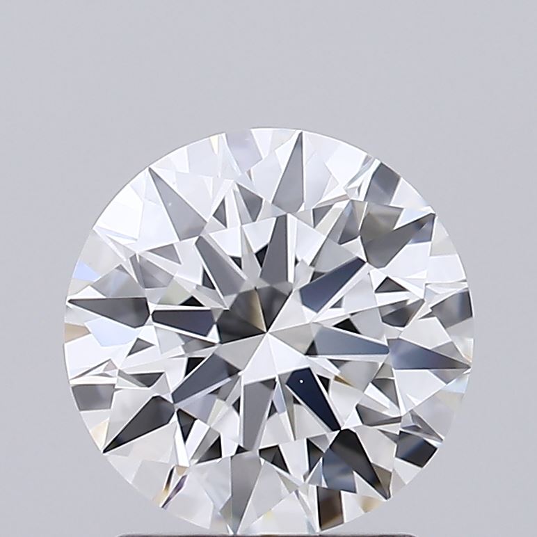 1.55 Carat Round Shaped, Ideal Cut, D Color, VS1 Clarity, IGI Certified Lab Grown Diamond