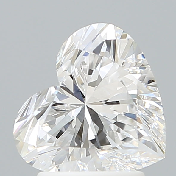 2.16 Carat Heart Shaped, Ideal Cut, D Color, VVS2 Clarity, IGI Certified Lab Grown Diamond