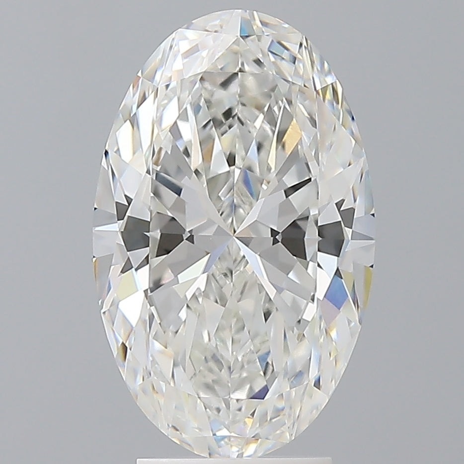 4.08 Carat Oval Shaped, Ideal Cut, F Color, VVS1 Clarity, IGI Certified Lab Grown Diamond