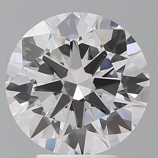 4.04 Carat Round Shaped, Excellent Cut, E Color, VS2 Clarity, IGI Certified Lab Grown Diamond
