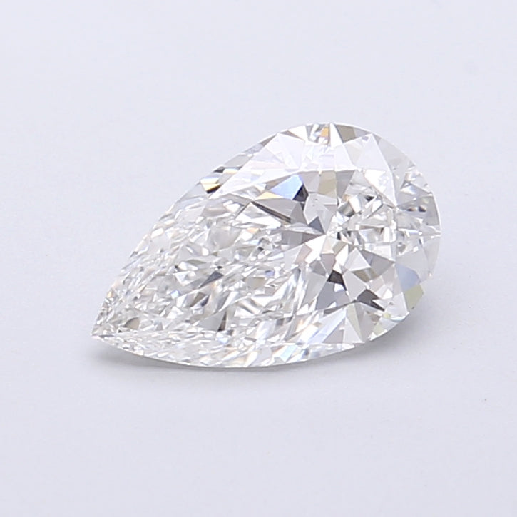 1.00 Carat Pear Shaped, Very Good Cut, E Color, VS1 Clarity, IGI Certified Lab Grown Diamond
