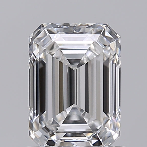 1.00 Carat Emerald Shaped, Excellent Cut, E Color, VVS2 Clarity, IGI Certified Lab Grown Diamond