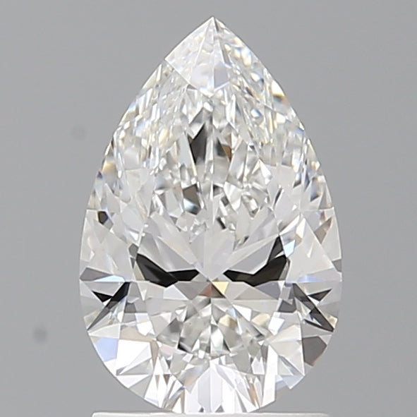 1.55 Carat Pear Shaped, Ideal Cut, E Color, VVS2 Clarity, IGI Certified Lab Grown Diamond