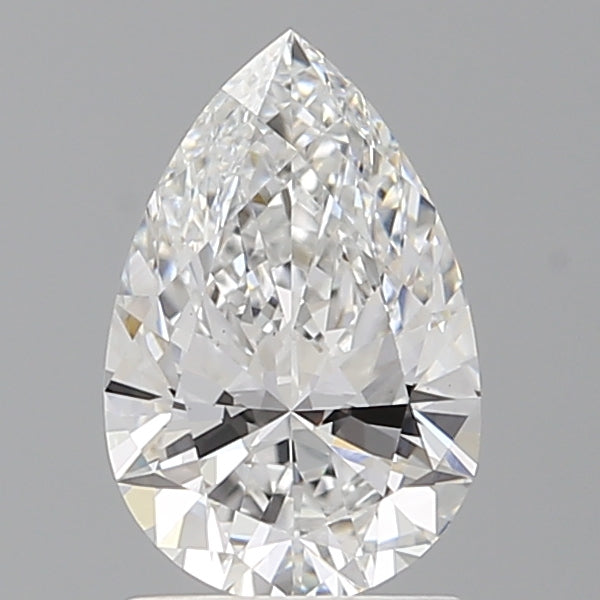 1.56 Carat Pear Shaped, Ideal Cut, E Color, VS1 Clarity, IGI Certified Lab Grown Diamond