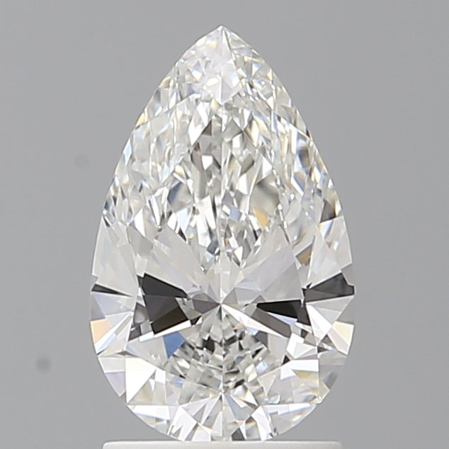 1.59 Carat Pear Shaped, Ideal Cut, E Color, VVS2 Clarity, IGI Certified Lab Grown Diamond