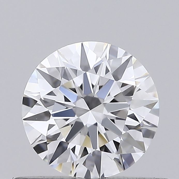 0.53 Carat Round Shaped, Ideal Cut, D Color, VVS2 Clarity, IGI Certified Lab Grown Diamond