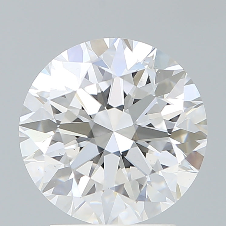 2.59 Carat Round Shaped, Excellent Cut, E Color, VS2 Clarity, IGI Certified Lab Grown Diamond