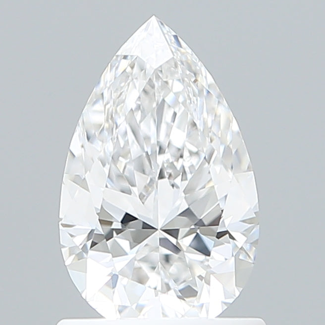1.05 Carat Pear Shaped, Ideal Cut, D Color, VVS1 Clarity, IGI Certified Lab Grown Diamond