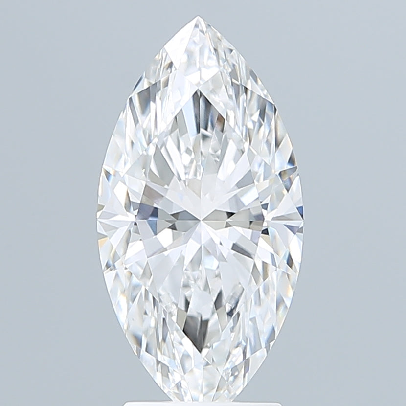3.09 Carat Marquise Shaped, Excellent Cut, E Color, VVS2 Clarity, IGI Certified Lab Grown Diamond