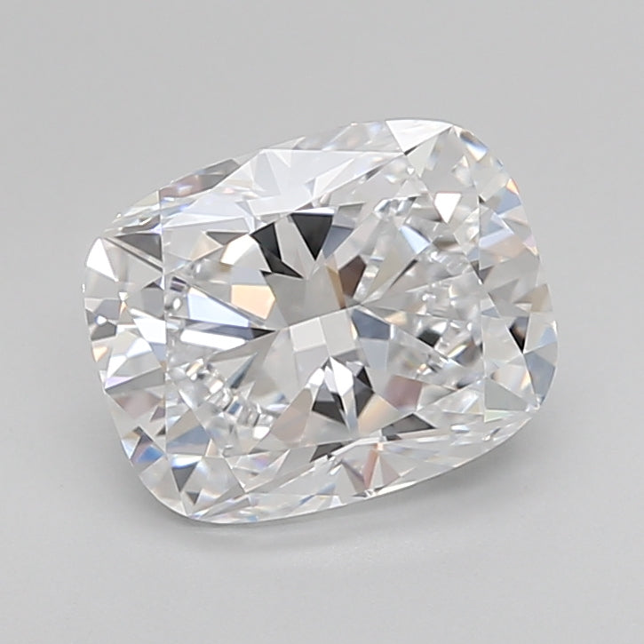 2.10 Carat Cushion Shaped, Ideal Cut, D Color, VVS1 Clarity, IGI Certified Lab Grown Diamond