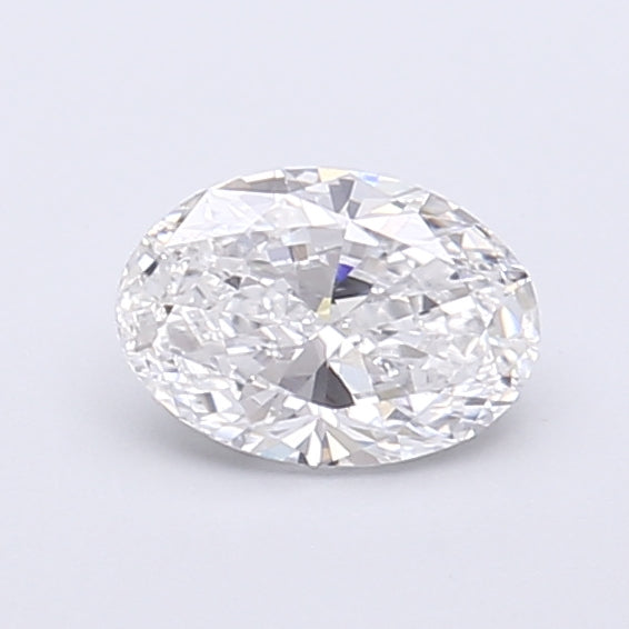 0.61 Carat Oval Shaped, Very Good Cut, D Color, VVS2 Clarity, IGI Certified Lab Grown Diamond
