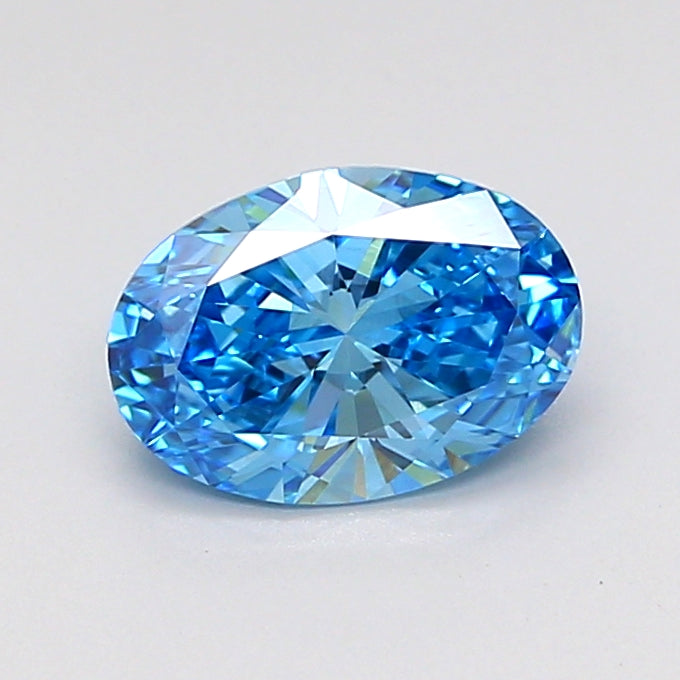 1.00 Carat Oval Shaped, Ideal Cut, VVS2 Clarity, IGI Certified Lab Grown Diamond
