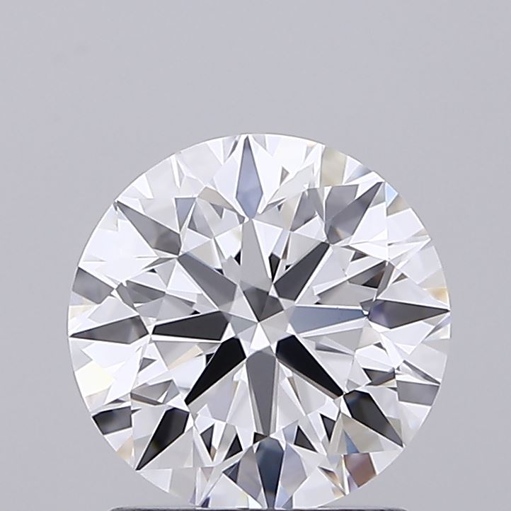 1.54 Carat Round Shaped, Ideal Cut, D Color, VS1 Clarity, IGI Certified Lab Grown Diamond