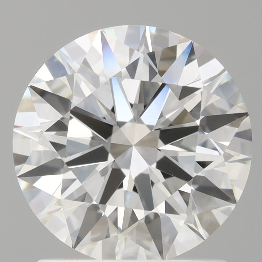 1.59 Carat Round Shaped, Ideal Cut, D Color, VVS2 Clarity, IGI Certified Lab Grown Diamond