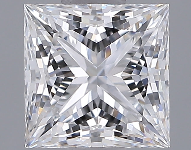 1.07 Carat Princess Shaped, Ideal Cut, E Color, VVS2 Clarity, IGI Certified Lab Grown Diamond