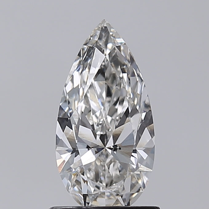 1.03 Carat Pear Shaped, Ideal Cut, H Color, VS1 Clarity, IGI Certified Lab Grown Diamond