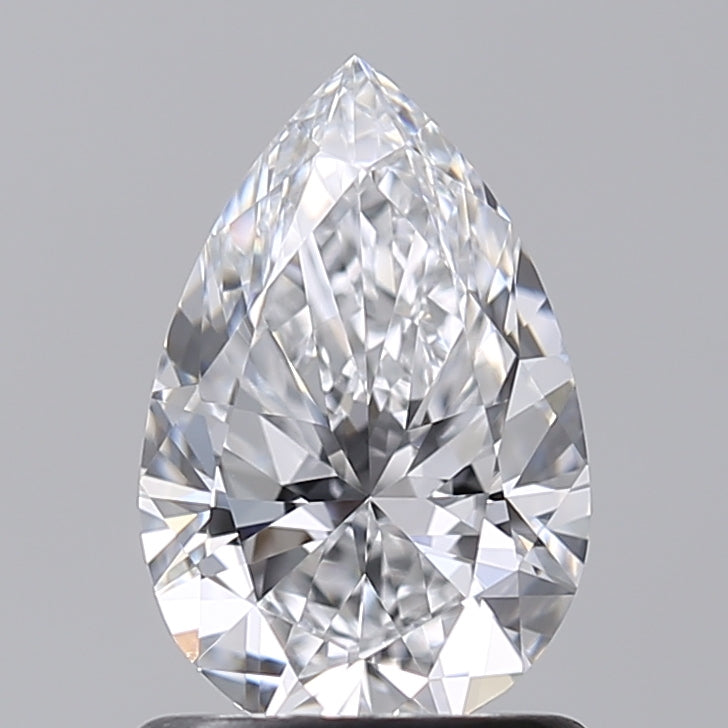 1.02 Carat Pear Shaped, Excellent Cut, D Color, VVS1 Clarity, IGI Certified Lab Grown Diamond