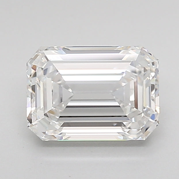 1.50 Carat Emerald Shaped, Ideal Cut, D Color, IF Clarity, IGI Certified Lab Grown Diamond