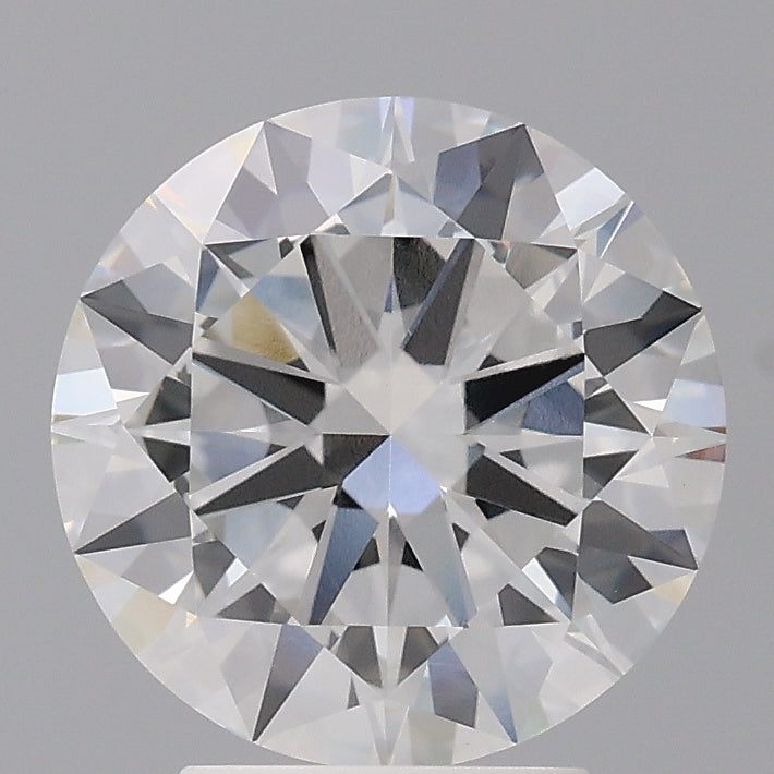 3.50 Carat Round Shaped, Excellent Cut, F Color, VVS2 Clarity, IGI Certified Lab Grown Diamond