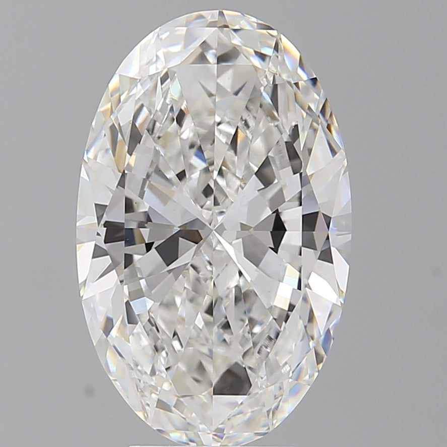5.52 Carat Oval Shaped, Very Good Cut, F Color, VVS2 Clarity, IGI Certified Lab Grown Diamond