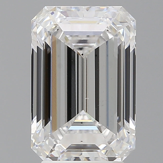 4.08 Carat Emerald Shaped, Ideal Cut, D Color, VS2 Clarity, IGI Certified Lab Grown Diamond