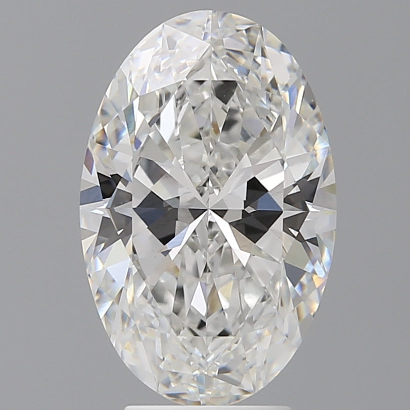 4.55 Carat Oval Shaped, Ideal Cut, E Color, VVS2 Clarity, IGI Certified Lab Grown Diamond