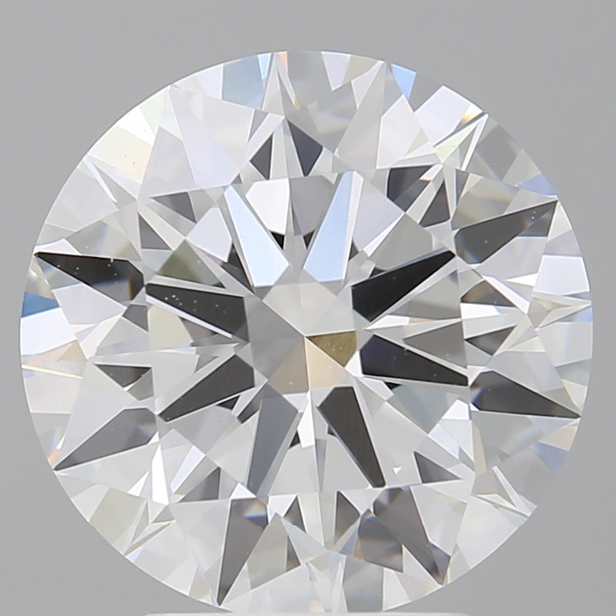 4.03 Carat Round Shaped, Ideal Cut, E Color, VVS2 Clarity, IGI Certified Lab Grown Diamond