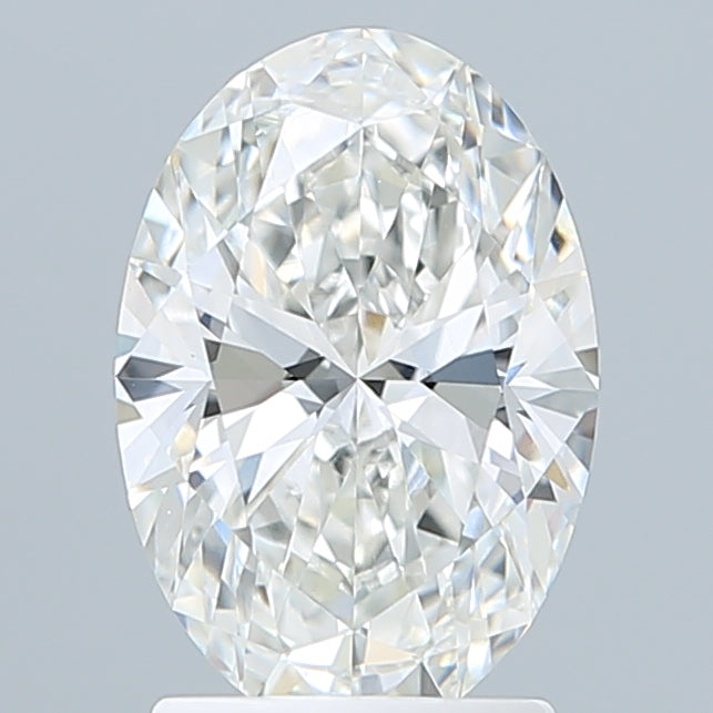 2.07 Carat Oval Shaped, Ideal Cut, F Color, VVS2 Clarity, IGI Certified Lab Grown Diamond