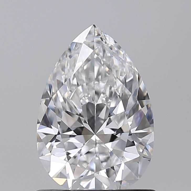 1.01 Carat Pear Shaped, Excellent Cut, D Color, VVS1 Clarity, IGI Certified Lab Grown Diamond