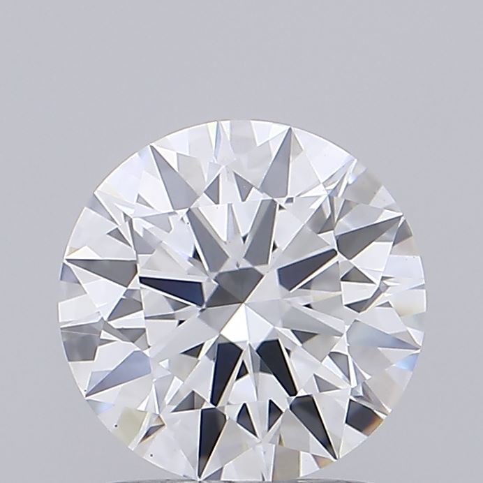 1.59 Carat Round Shaped, Ideal Cut, D Color, VS1 Clarity, IGI Certified Lab Grown Diamond