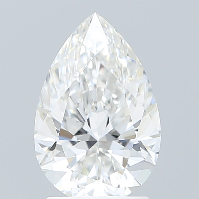 2.08 Carat Pear Shaped, Ideal Cut, E Color, VVS2 Clarity, IGI Certified Lab Grown Diamond