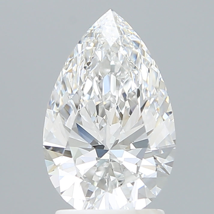2.08 Carat Pear Shaped, Ideal Cut, E Color, VVS2 Clarity, IGI Certified Lab Grown Diamond