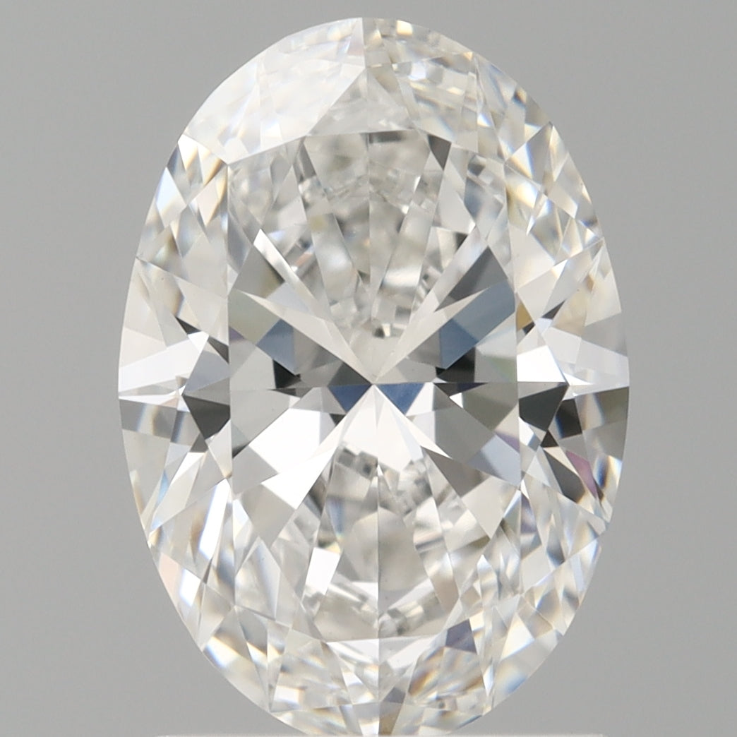 1.54 Carat Oval Shaped, Ideal Cut, E Color, VVS2 Clarity, IGI Certified Lab Grown Diamond