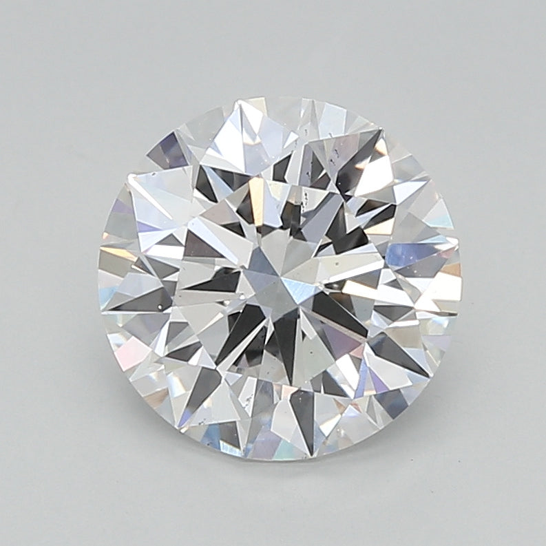 2.01 Carat Round Shaped, Ideal Cut, E Color, VS2 Clarity, IGI Certified Lab Grown Diamond