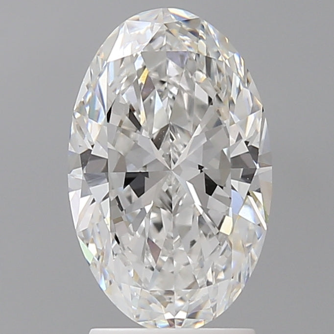 2.53 Carat Oval Shaped, Ideal Cut, E Color, VVS1 Clarity, IGI Certified Lab Grown Diamond