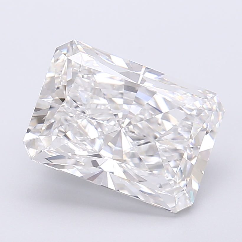 4.00 Carat Radiant Shaped, Very Good Cut, E Color, VS1 Clarity, IGI Certified Lab Grown Diamond