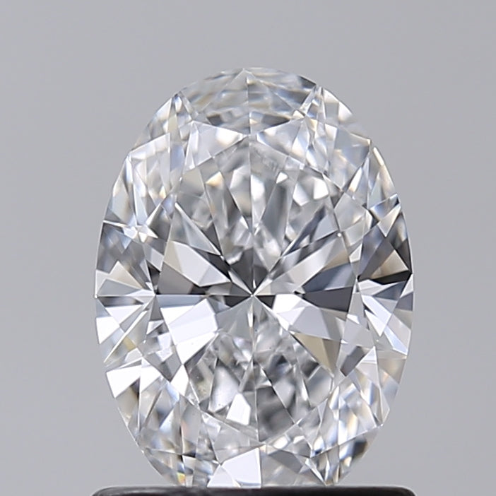 1.00 Carat Oval Shaped, Very Good Cut, D Color, VS1 Clarity, IGI Certified Lab Grown Diamond