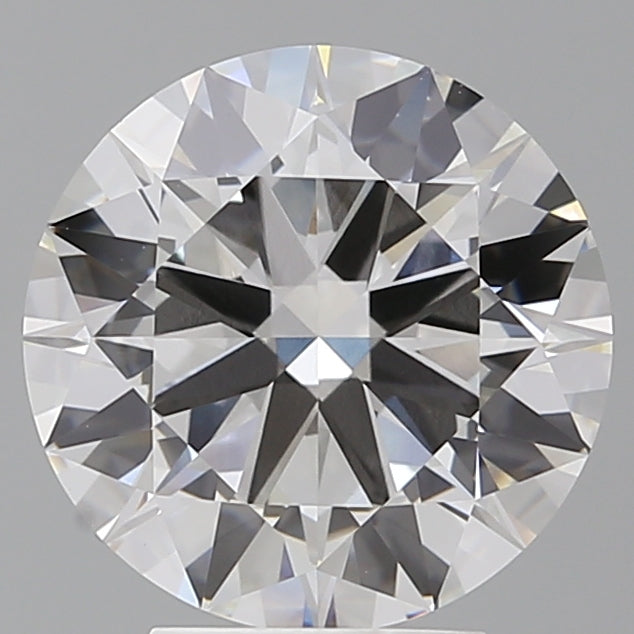 4.03 Carat Round Shaped, Ideal Cut, F Color, VVS2 Clarity, IGI Certified Lab Grown Diamond